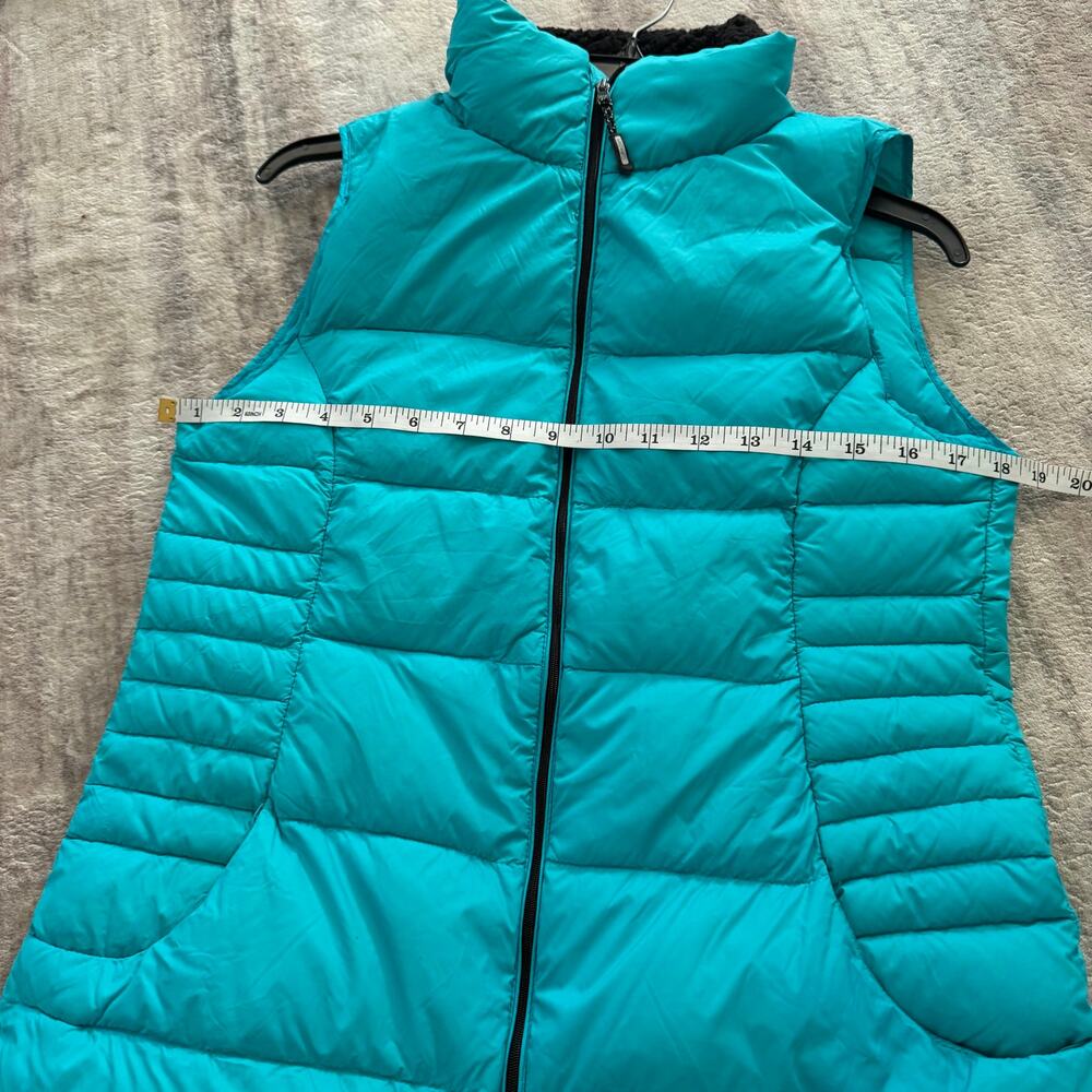 Calvin Klein aqua zip up puffer vest tennis activewear - Picture 5 of 12